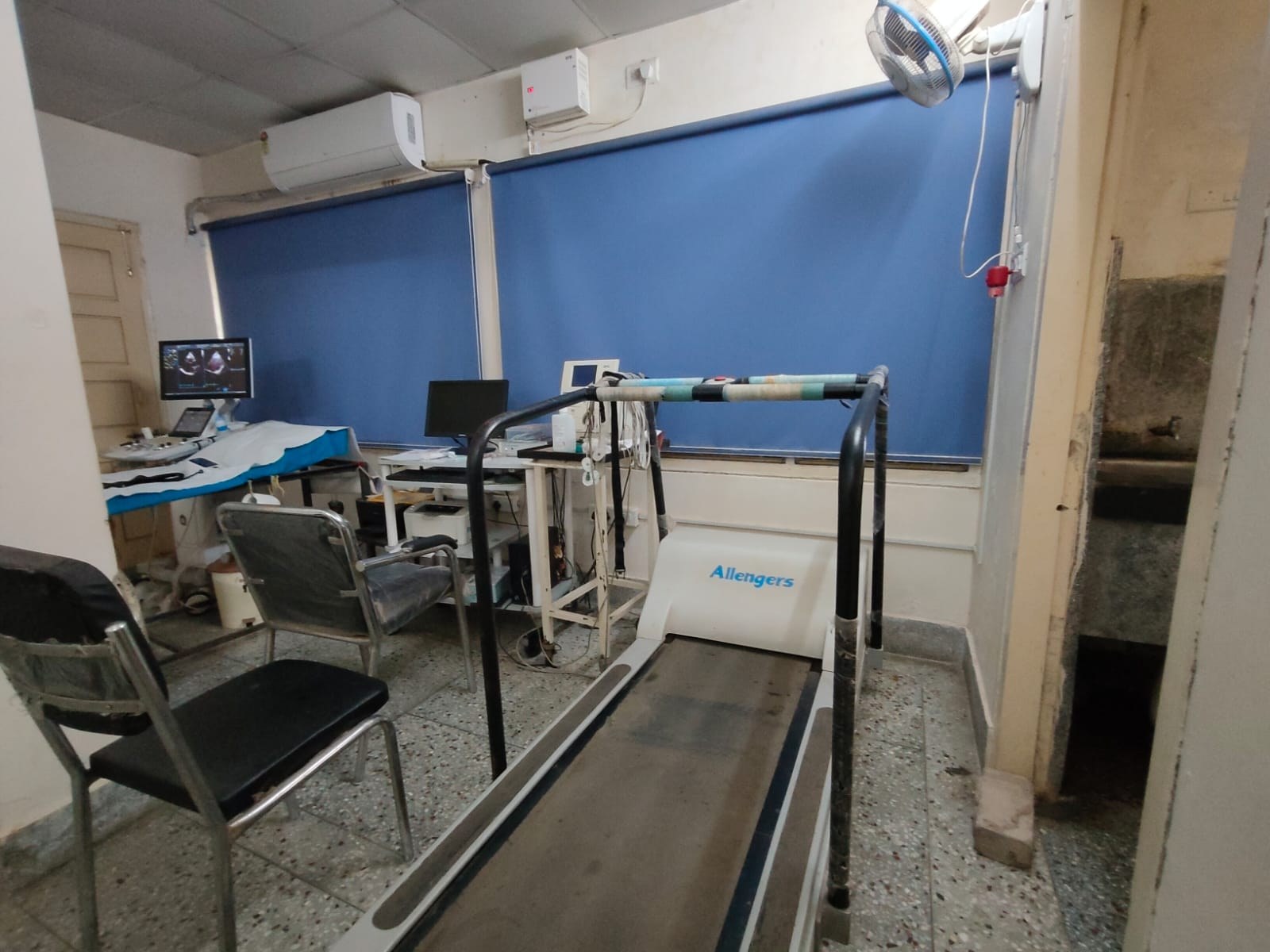 TMT treadmill lab at Spandan Heart and Medicare Clinic