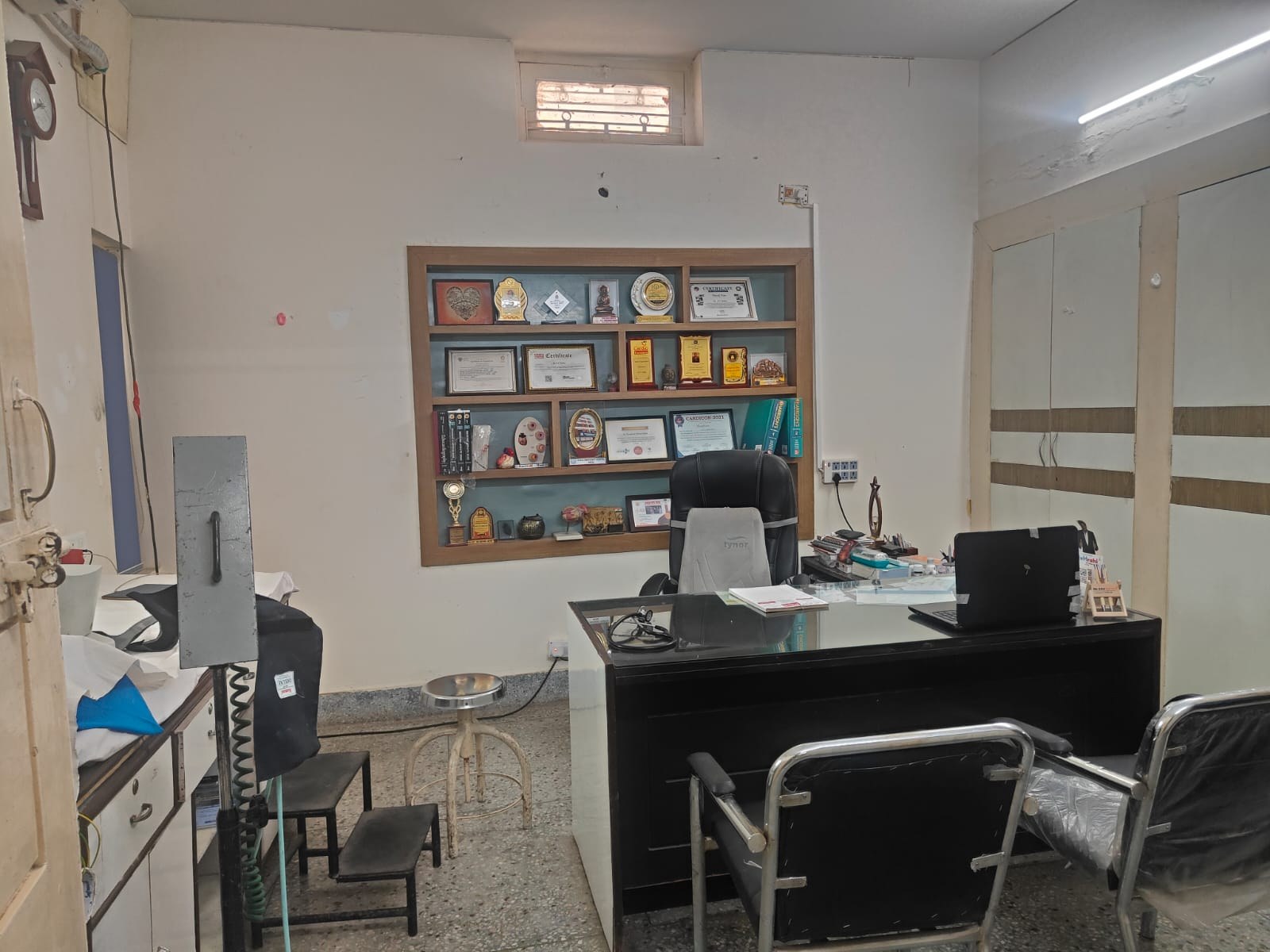 Doctor consultation chamber at Spandan Heart and Medicare Clinic